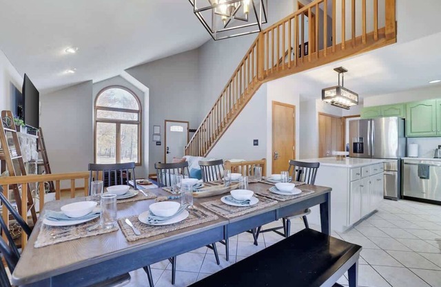 Pocono Summit Lake House - Game Room - Fire Pit