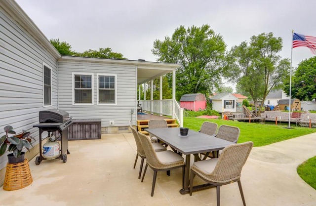 Port Clinton Vacation Rental with Boat Dock and Grill!