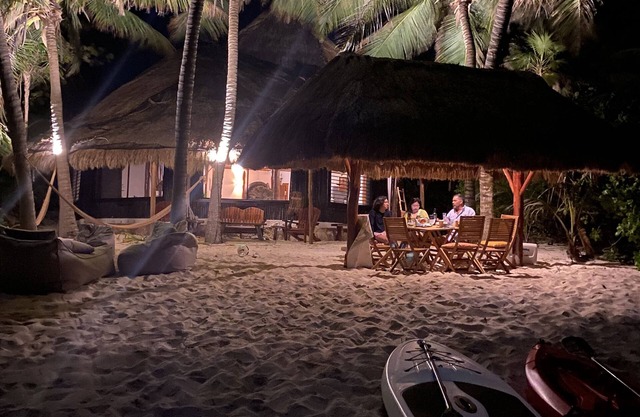 Private Beachfront bungalow at the exclusive Soliman Bay. Las Brisas Tulumn