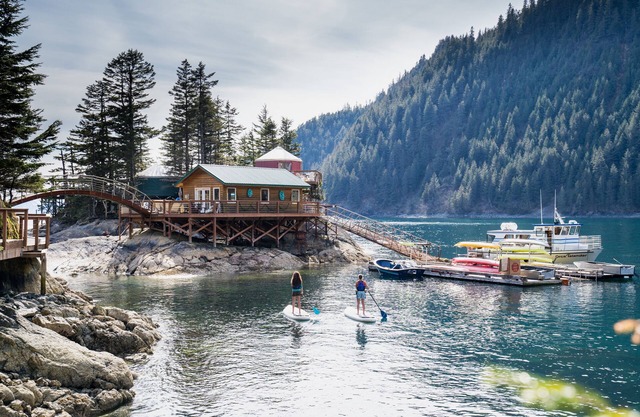 Private Cabins on Remote Island in Scenic Cove of Seward, AK - Kayaking and SUP