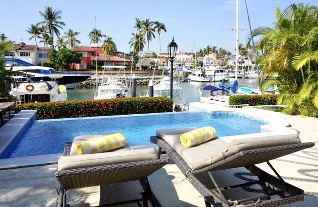 Private Harbor Villa With Pool At Marina Vallarta