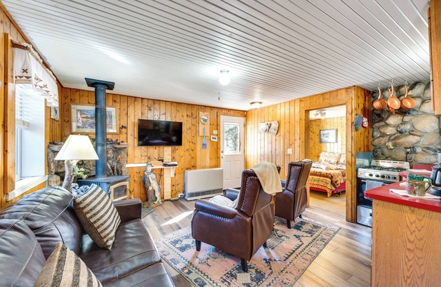 Private Hot Tub + Deck: Riverfront Escape in Drake