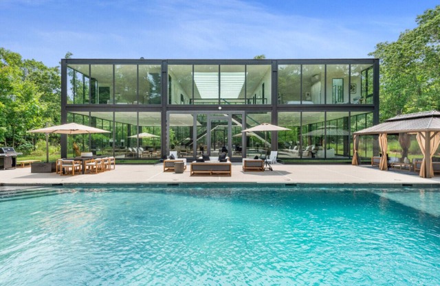 Private Oasis - Glass Villa - East Hampton - Pool