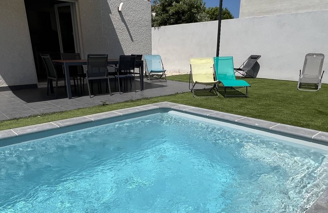 Private pool, terrace, garden, plancha, 6 people