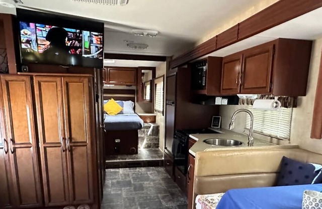 Private Stationary MotorHome Fully Stocked