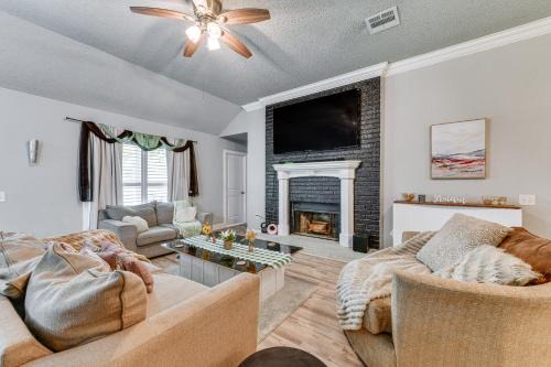 Private Yard and Patios Family Home in LaPlace!