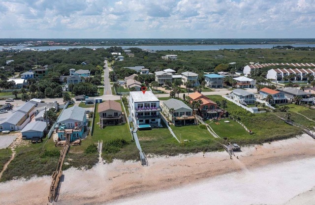 Prominent Industrial Style Ocean Front Home