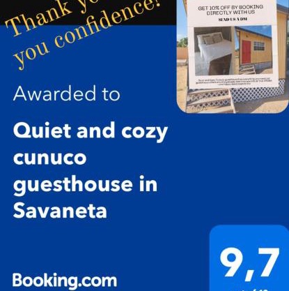Quiet and cozy cunuco guesthouse in Savaneta