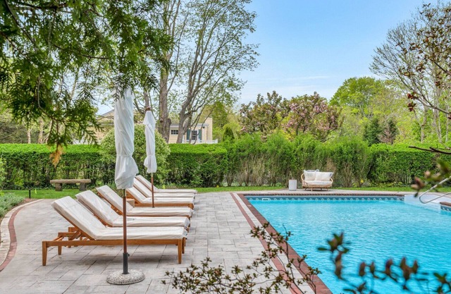 Quintessential Hamptons home with 6 bedrooms (all ensuite bathrooms), open.