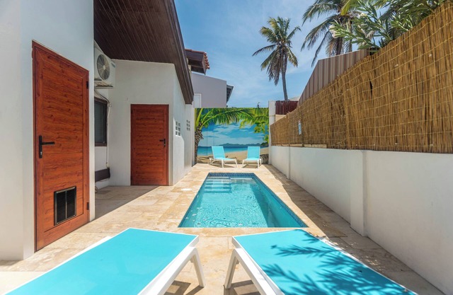 Quite Villa, with pool. Easy drive to beaches. With car rental options.