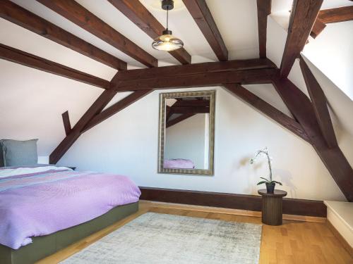 Résidence 90 m2 lumineuse - cour intérieure alsacienne, balcon & parking