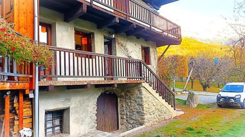 Résidence Maison Pelmou-pelvoux - Jolie appartement T3 dans maison de pays pour 6 personnes avec balcon. MAE-6881
