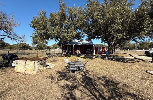 Red Barn in Pipe Creek, TX.