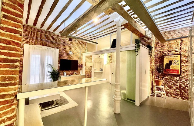 Red brick loft sleeps 6-8 Lavapies Heart