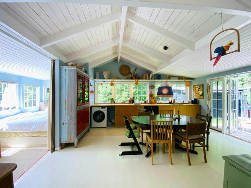 Red Wood House Within Frederiksværk's Nature