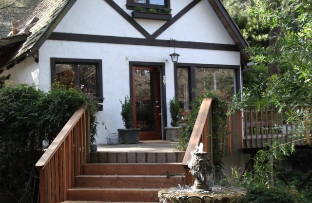 Relax and connect with nature at this designer retreat in charming Mill Valley