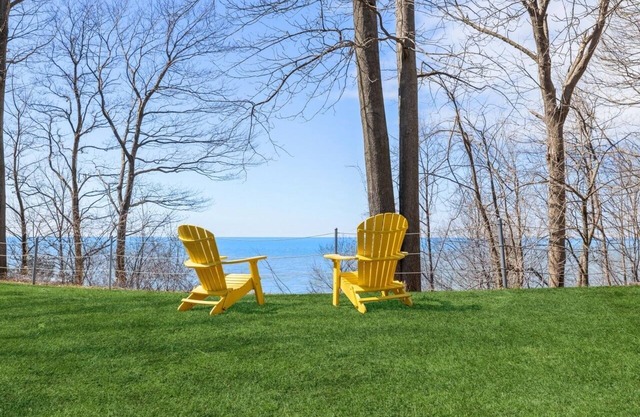 Relax on your own private beach on stunning Lake Michigan