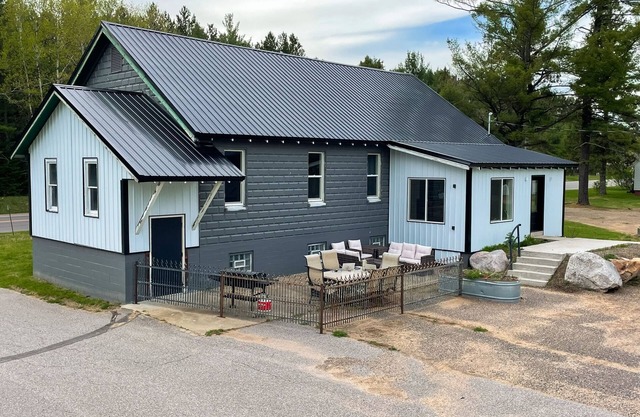 Renovated Conover Town Hall on ATV/snowmobile trails with patio, grill, & W/D