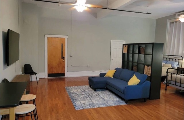 Renovated schoolhouse loft