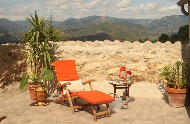 Renovated stone loft with panoramic terrace