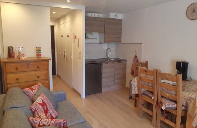Renovated studio near slopes with balcony, pets allowed
