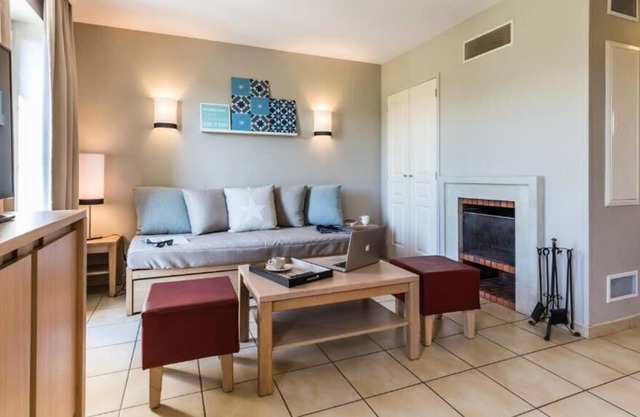 Residence Pierre & Vacances Le Green Beach**** - House 6 people - 2 bedrooms - Fireplace - Terrace