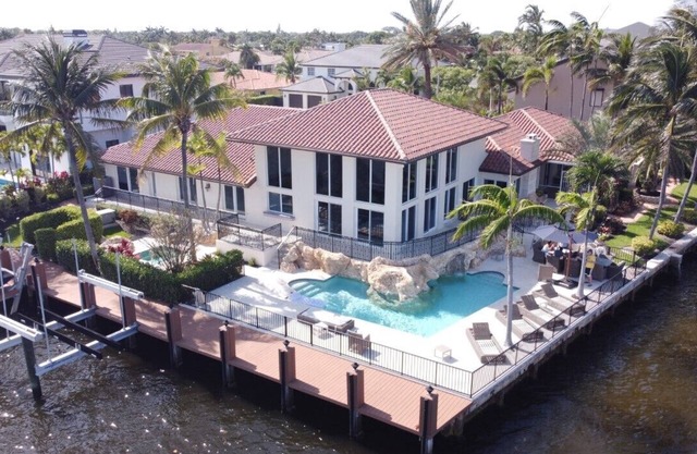Resort style waterfront home on the intracoastal waterway!