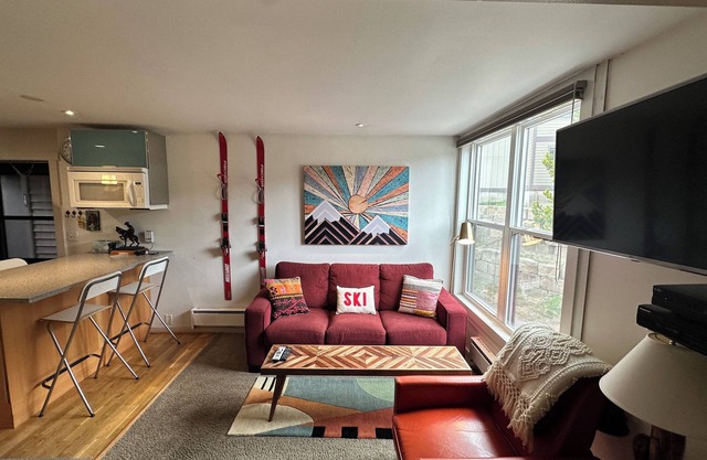 Retro Ski Condo at the Base of Lone Mountain! Located on Shuttle Route!