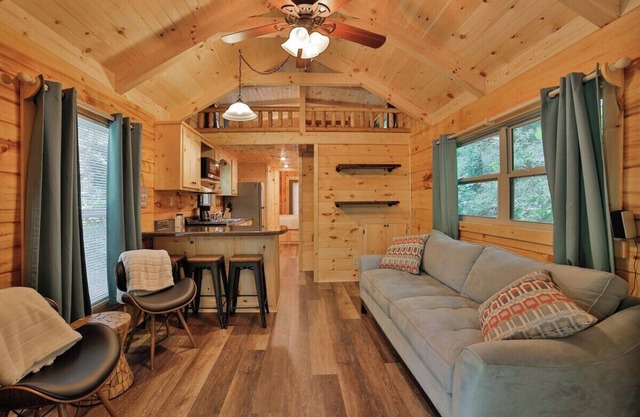 River Cabin | Hot Tub & Swim Spa | Near Downtown