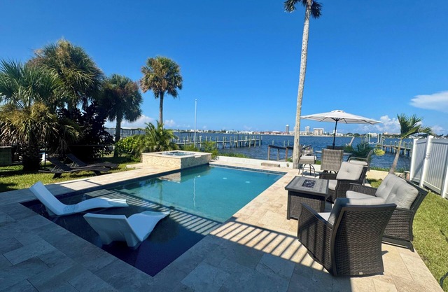 Riverfront Retreat - Pool & Hot Tub - Mins from Beach, Speedway, & Ocean Center!