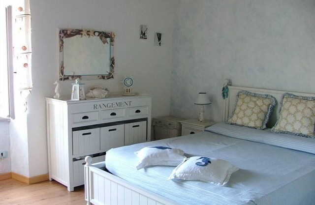 Romantic apartment with a splendid view of the Gulf; for families and couples