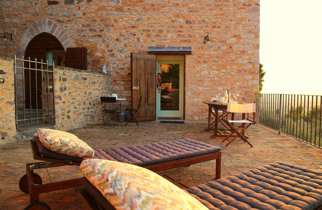 Romantic historical residence with large panoramic terrace and breathtaking sunsets