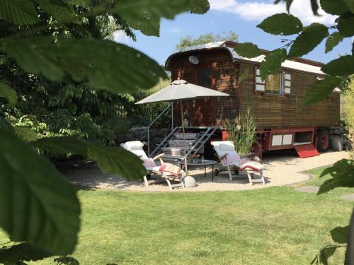 Romantikurlaub im Zirkuswagen