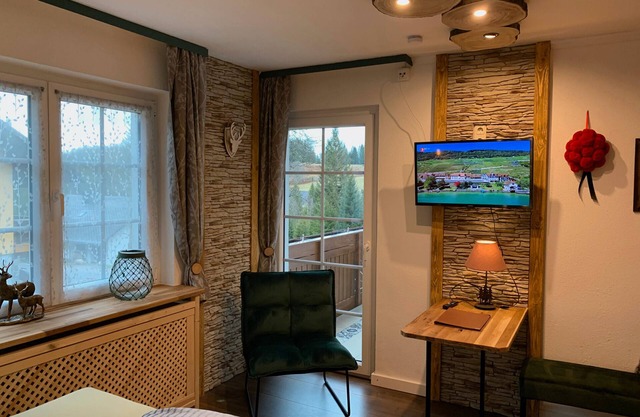 Room 'Doppelzimmer Mit Balkon Und Du' with Mountain View, Shared Terrace and Wi-Fi