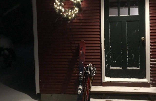 Rustic 60’s era Stowe ski camp.