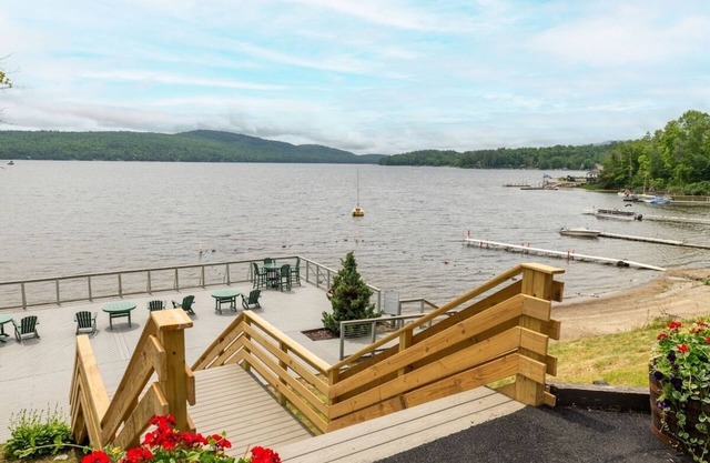 Rustic Lodge Retreat Located at Schroon Lake | Outdoor fire pits & indoor pool