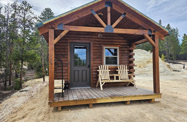 Rustic Off-Grid Mountain Cabin