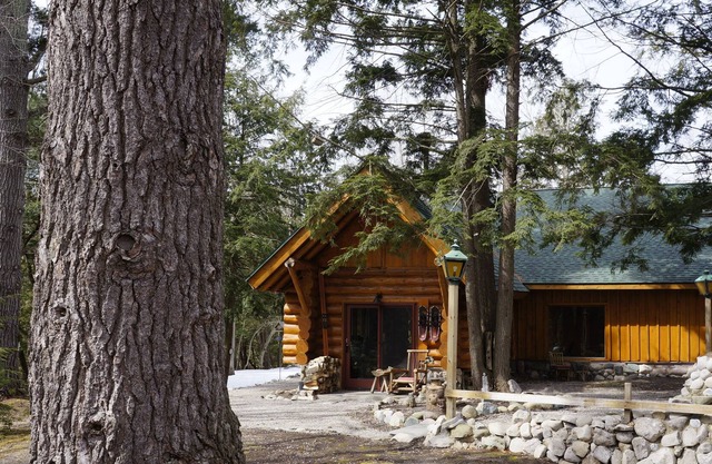 RUSTIC YET REFINED LOG HOME
