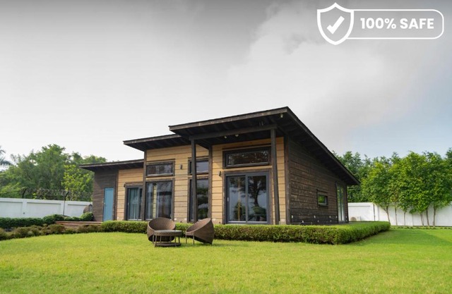 SaffronStays Paradise Pines, Dehradun - cliff villa with valley & forest views