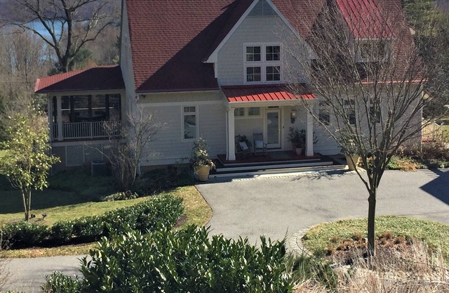Saltwater Pool, Six person Hot Tub, Propane Fire Pit, Outdoor Dining Terrace.