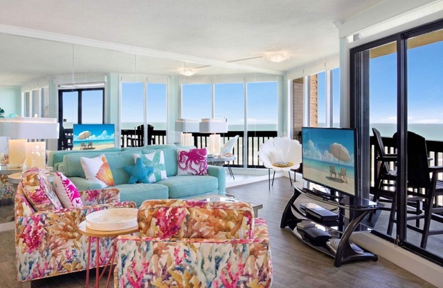 Sandpiper Condominiums 908, Panoramic Gulf Views w/direct access to Mustang Island/Port A beaches.