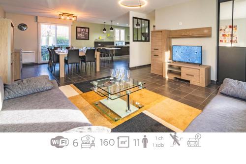 Santa Monica, maison individuelle, 6ch, parking