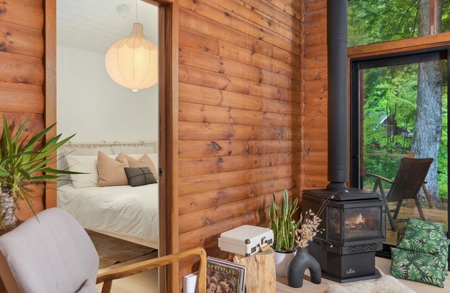 Scandinavian Riverfront Cabin Muskoka