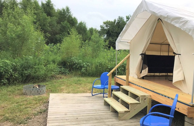 Secluded Glamping Tent at Glamping St. Louis
