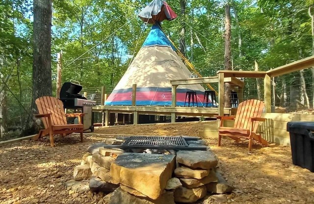 Secluded Tipi {Teepee} In The Shawnee National Forest
