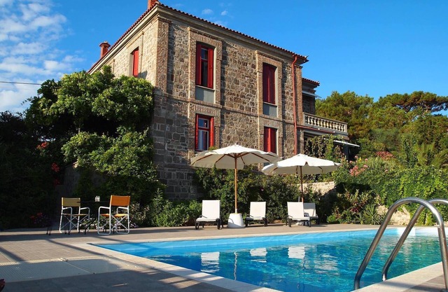 Self Catering Villa in Molyvos With Private Pool and Sea View