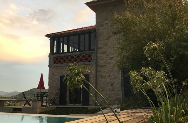 Separate apartments in villa with pool
