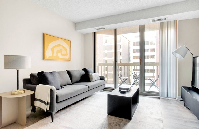 Serene Foggy Bottom 1BR w/Gym & W/D, near Metro & GWU, by Blueground
