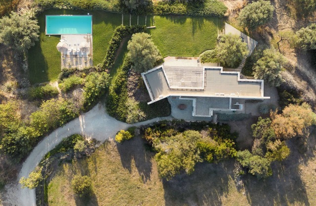 Sicilian villa with its annex overlooking the sea private pool