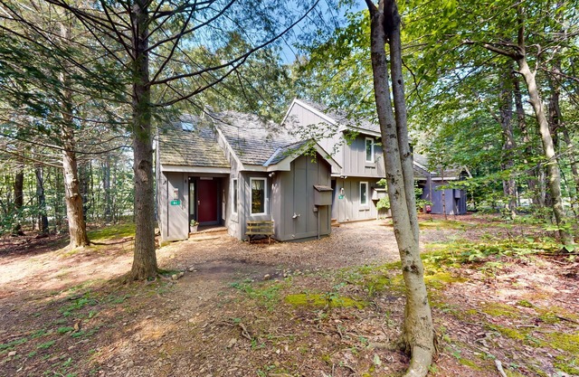 Ski-in/out condo near Jack Frost Ski Resort with loft, wood fireplace, deck, W/D